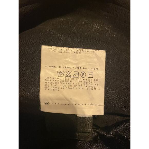 Vintage Versace Black Mini Dress M 8 Strapless Beaded Designer Cocktail Party - Picture 11 of 16